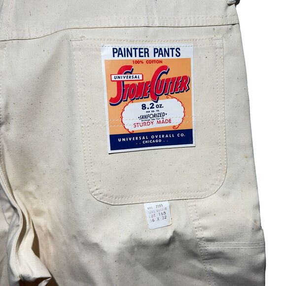 VTG Universal Stone Cutter Painter Pants 36x32 Sanforized 8.2oz Cotton NWT - Picture 5 of 6